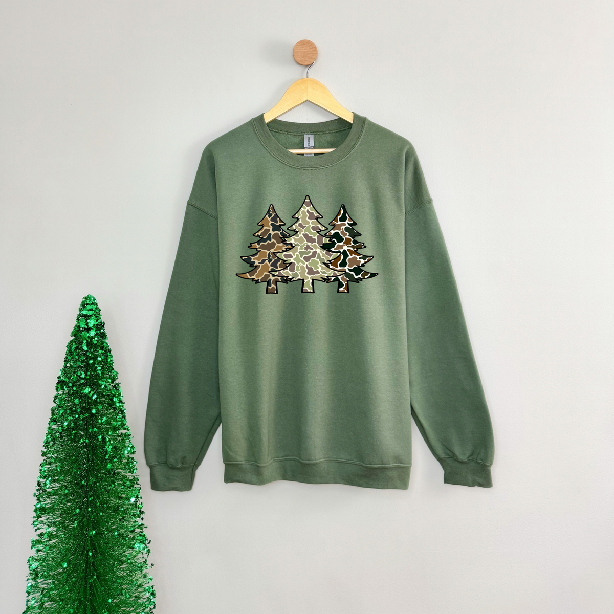 Camo Christmas Trees DTF Transfer