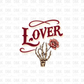 Lover DTF transfer