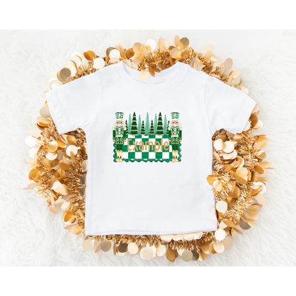 Green Nut Crackers Christmas Custom name DTF Transfer ONLY