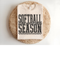 Softball Season DTF Transfer BLACK C174