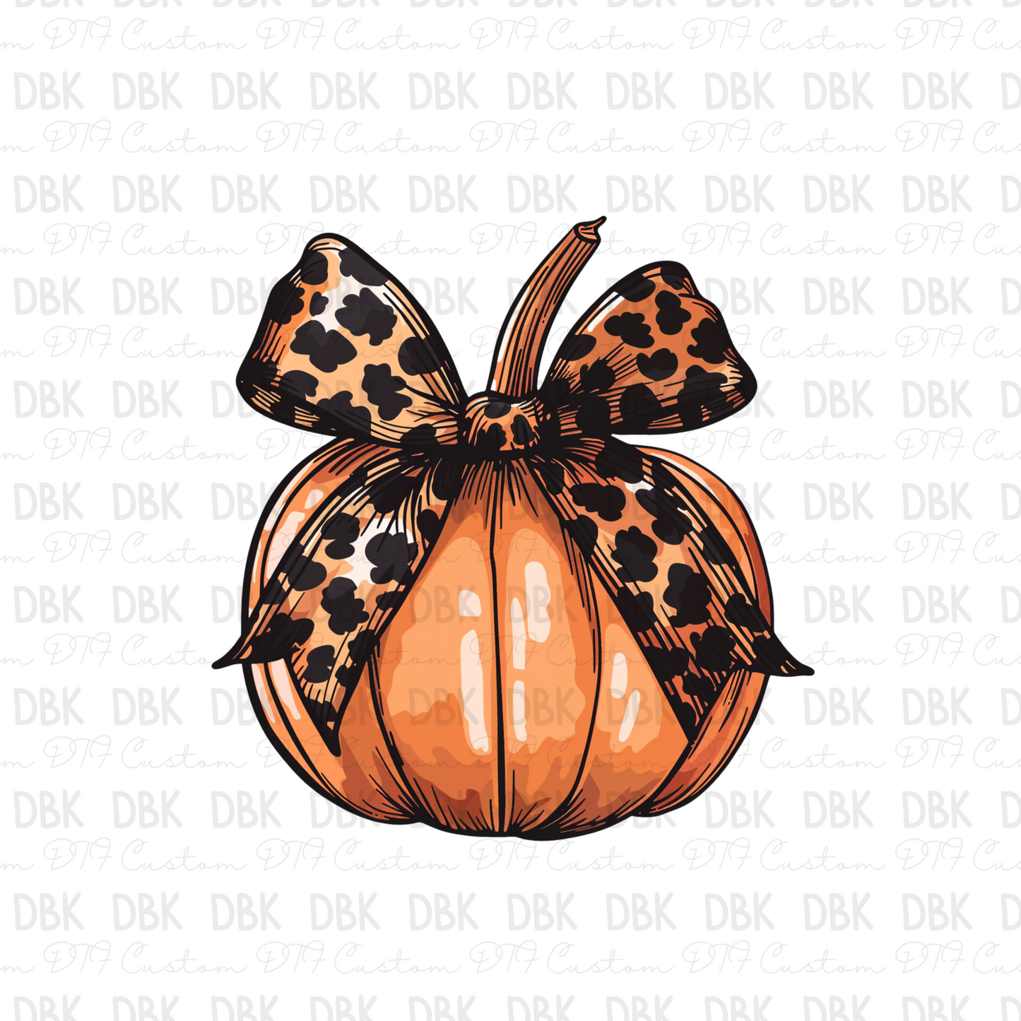 Pumpkin DTF transfer F60