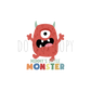 Mommy's little monster DTF transfer