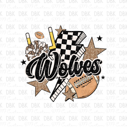 Wolves DTF Transfer M226