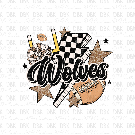Wolves DTF Transfer M226