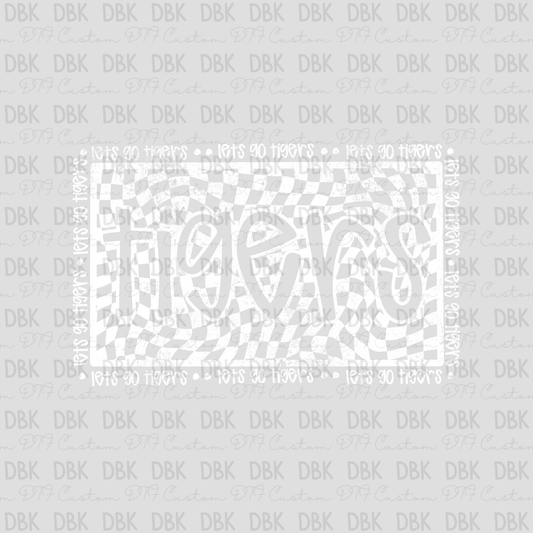 Tigers DTF transfer WHITE M146