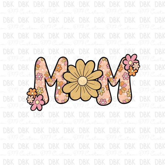 Floral Mom DTF transfer N37