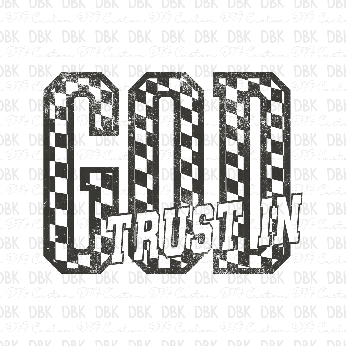 Trust in God DTF Transfer GREY FT146