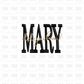 Mary did you know? DTF Transfer