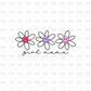 Girl mama floral DTF transfer N118