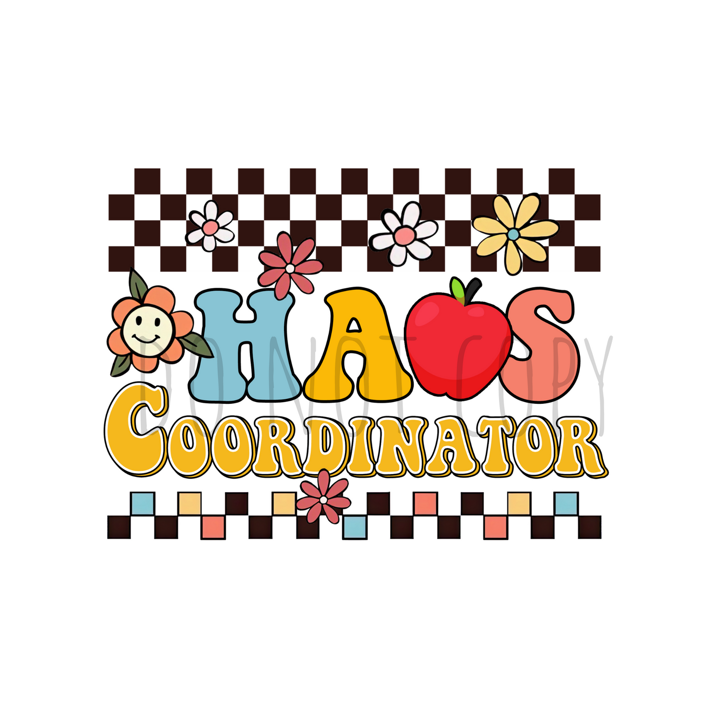 Chaos Coordinator  DTF transfer A114