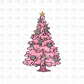 Pink Tree DTF Transfer E219