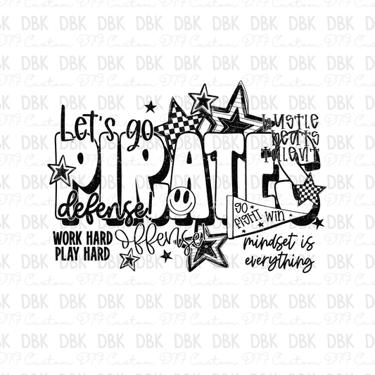 Pirates DTF Transfer