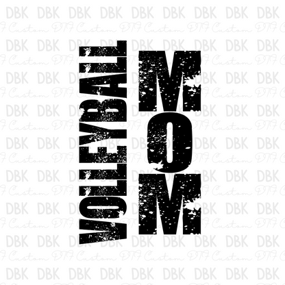 Volleyball Mom DTF Transfer C192