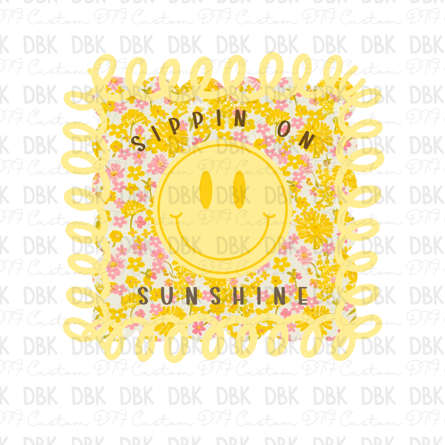 Sippin on Sunshine DTF Transfer
