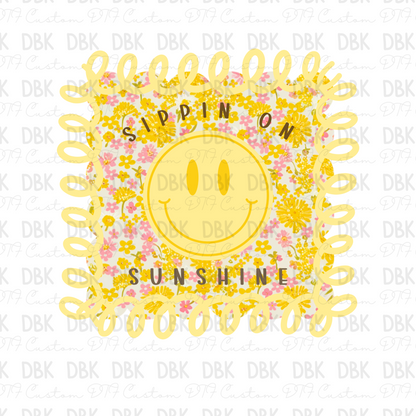 Sippin on Sunshine DTF Transfer