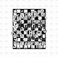 Remember choose kindness DTF Transfer BLACK I282