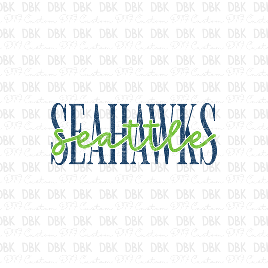 Seahawks DTF Transfer