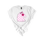 Checkered eagle pink DTF transfer K83