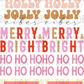 Christmas Pre-Made Gang Sheet 60in P97