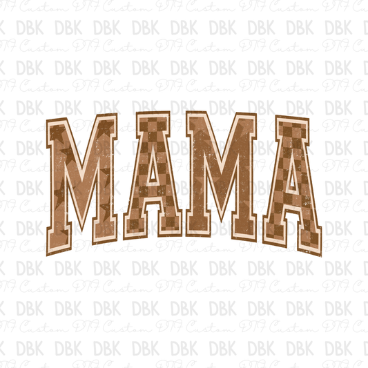 Brown Mam DTF Transfer