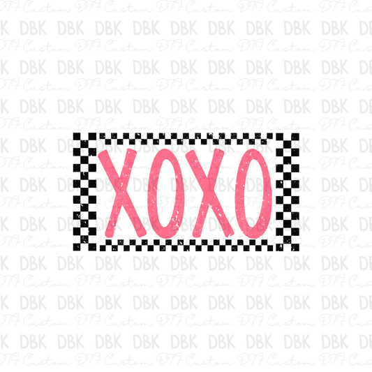 XOXO Pink DTF Transfer