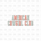 American Cowgirl Club DTF Transfer R146