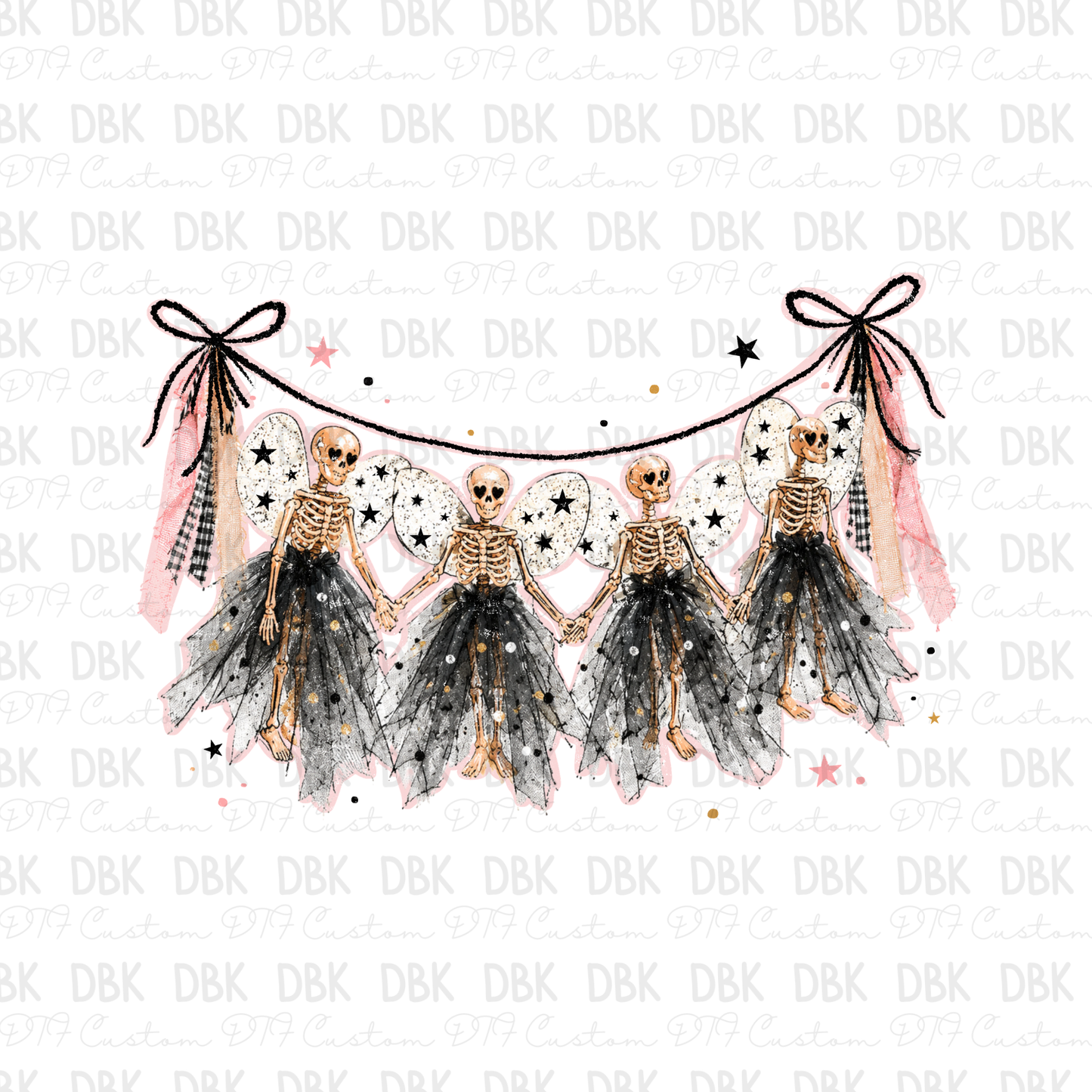 Halloween Fairy Garland DTF Transfer H335