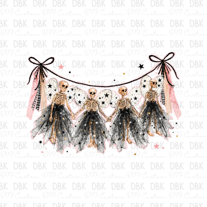 Halloween Fairy Garland DTF Transfer H335