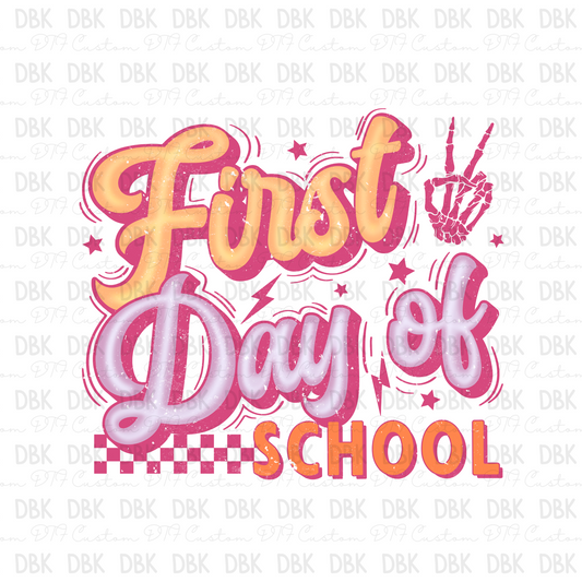 First Day of School DTF Transfer A188