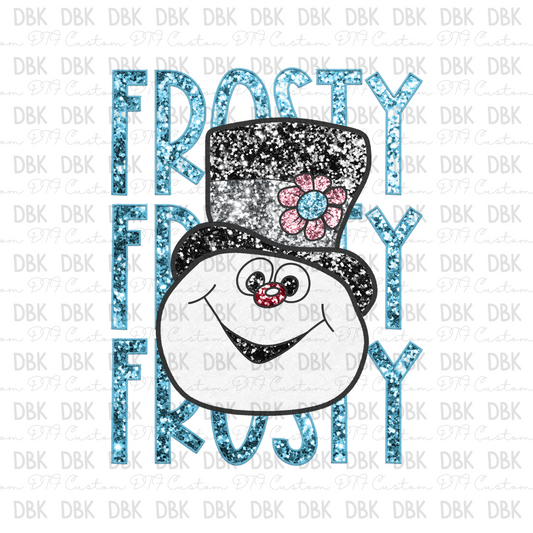 Frosty DTF transfer