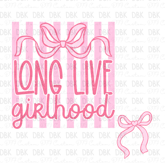 Long Live girlhood DTF Transfer (Don't forget to purchase the pocket)
