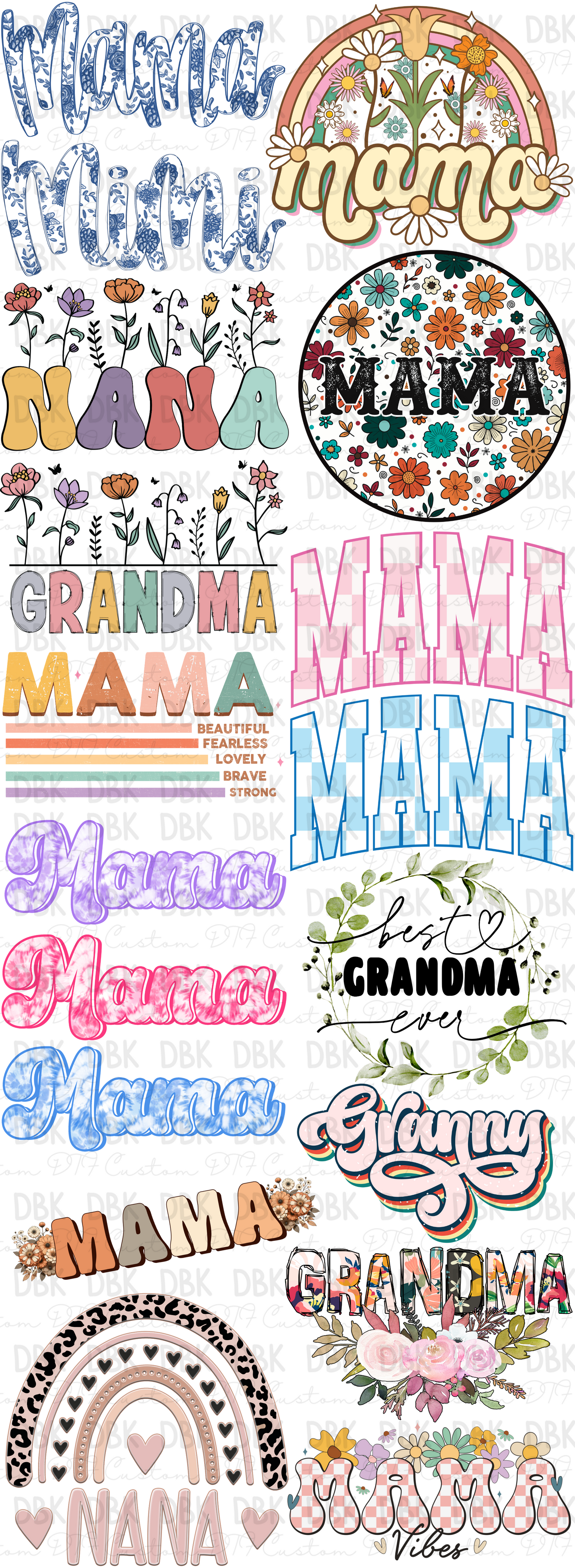 Mama gang Sheet P107