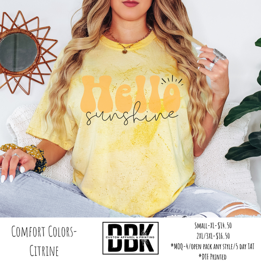 Hello Sunshine WHOLESALE T-SHIRT