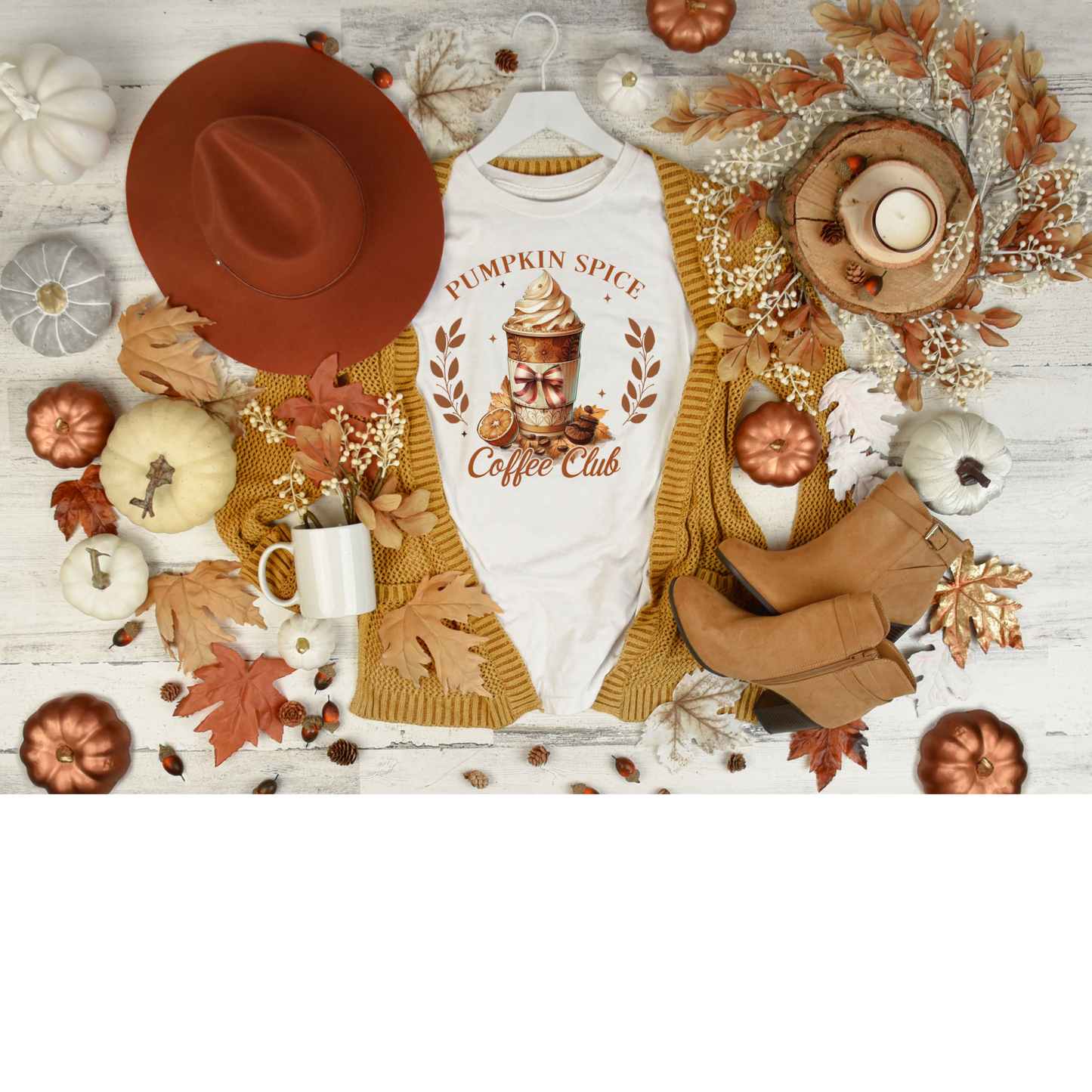 Pumpkin Spice DTF transfer F68