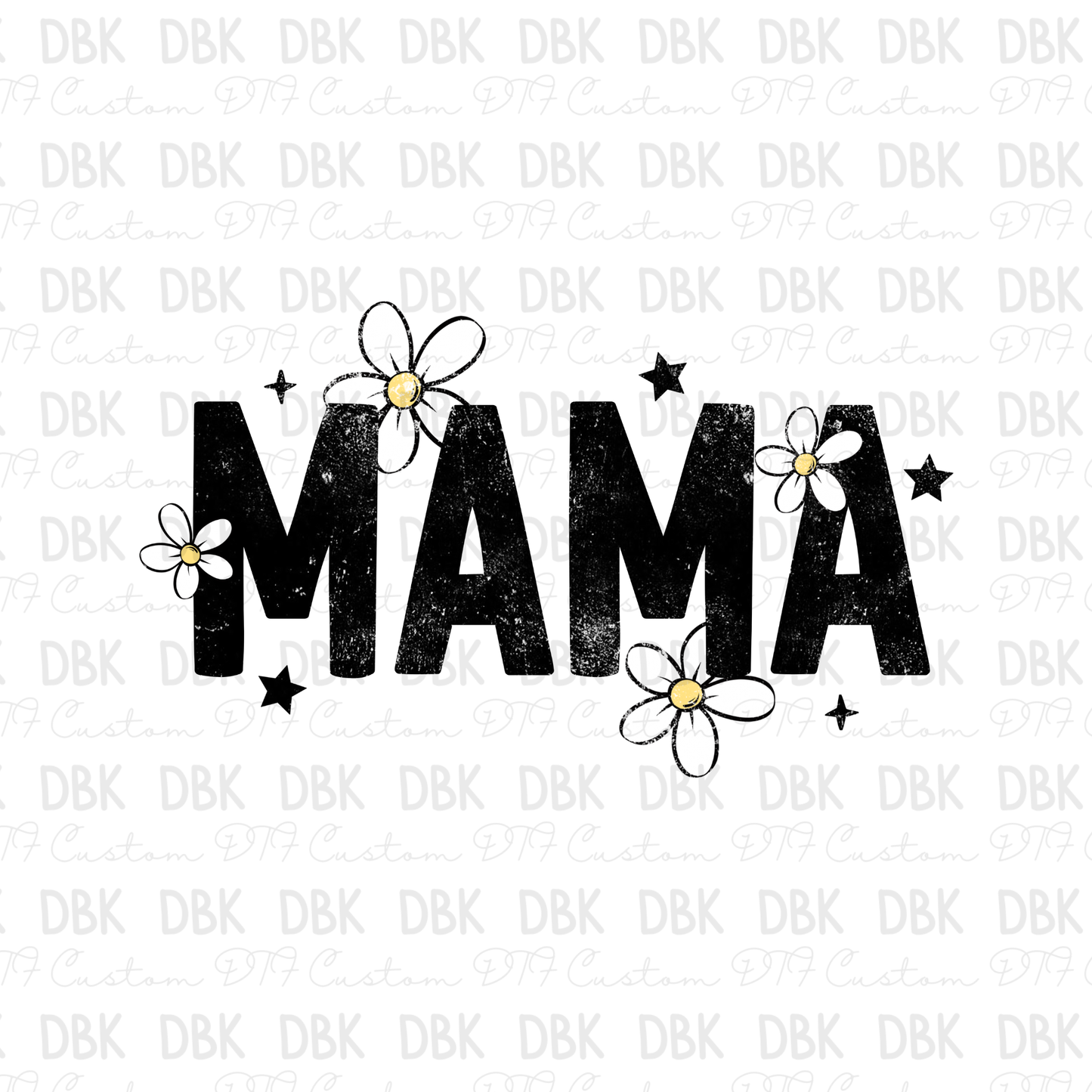 Mama Floral DTF Transfer N5