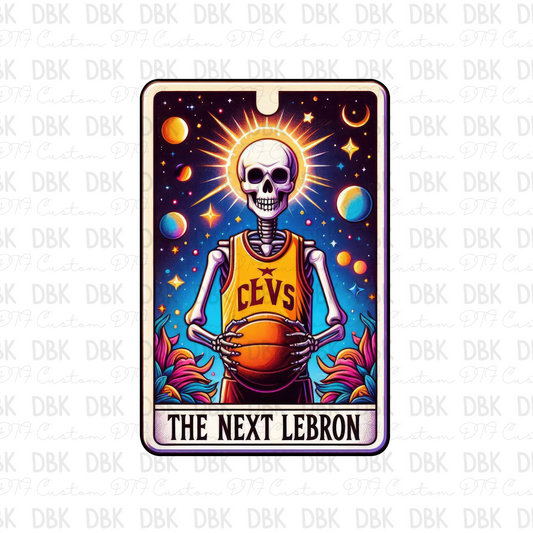 The next Lebron tarot card DTF transfer