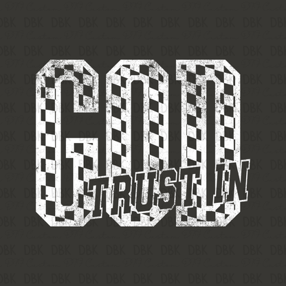 Trust in God DTF Transfer WHITE Z37