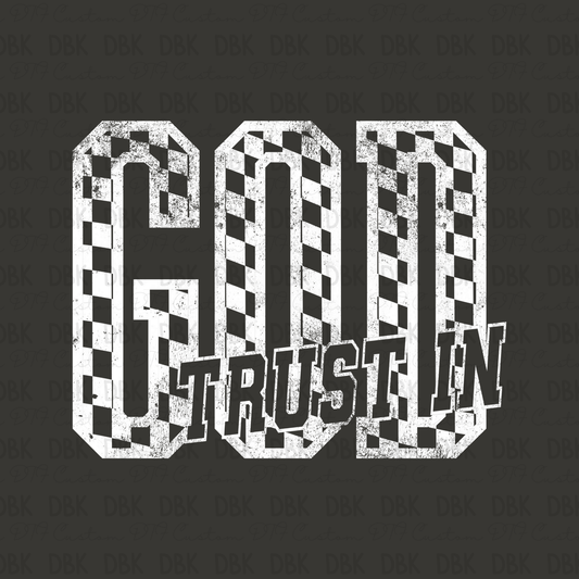 Trust in God DTF Transfer WHITE Z37