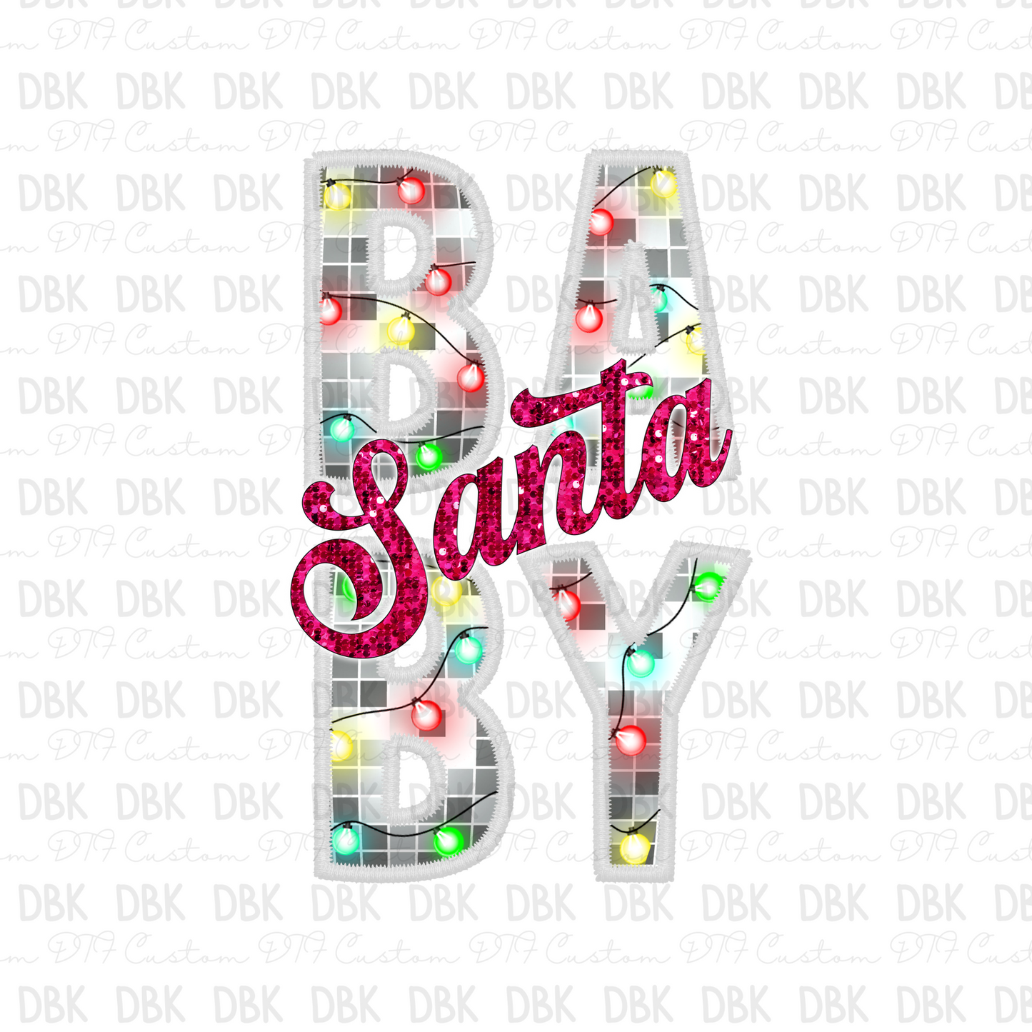 Santa Baby DTF Transfer E113