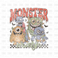 Pastel Grunge Monsters DTF Transfer K18