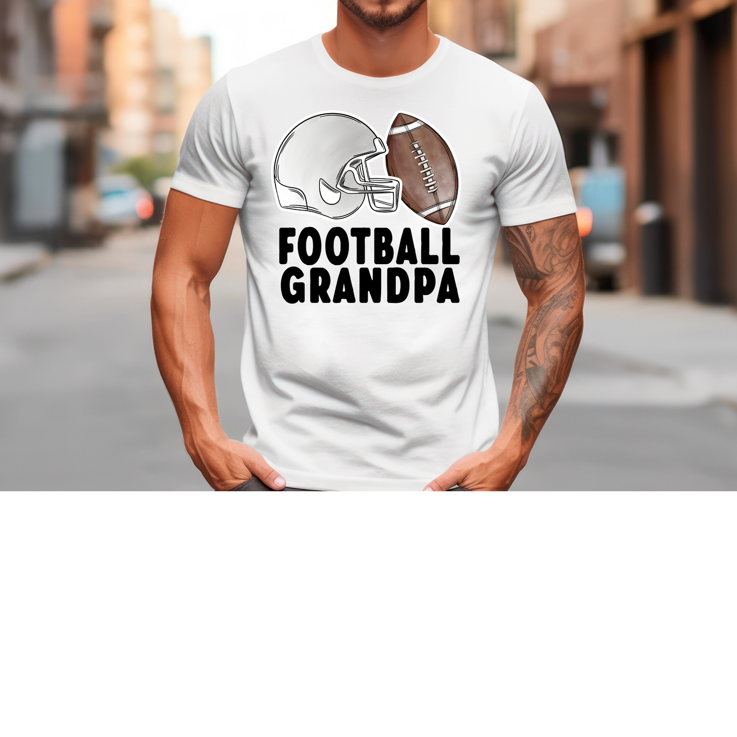 Football Grandpa DTF transfer C102