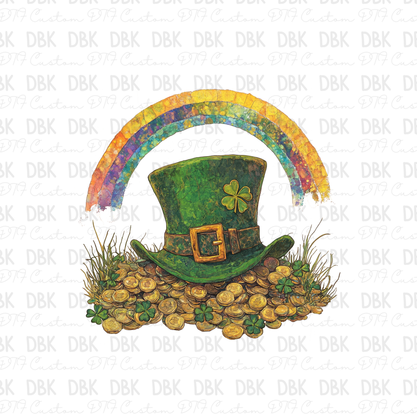 St.Patricks Hat DTF transfer