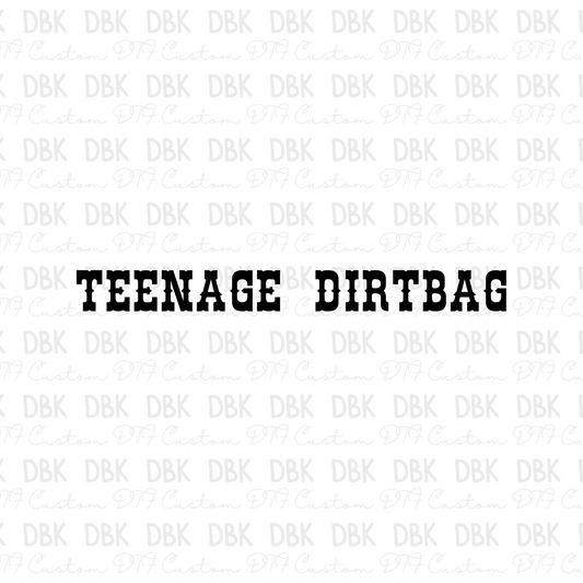 Teenage Dirtbag DTF Transfer I78