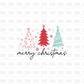 Merry Christmas COLOR DTF Transfer E164