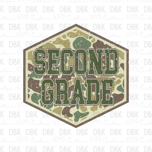 Second Grade DTF Transfer A242