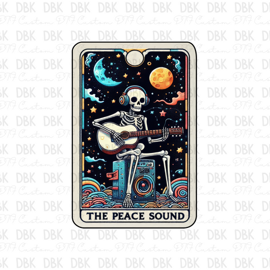 The peace sound tarot card DTF transfer