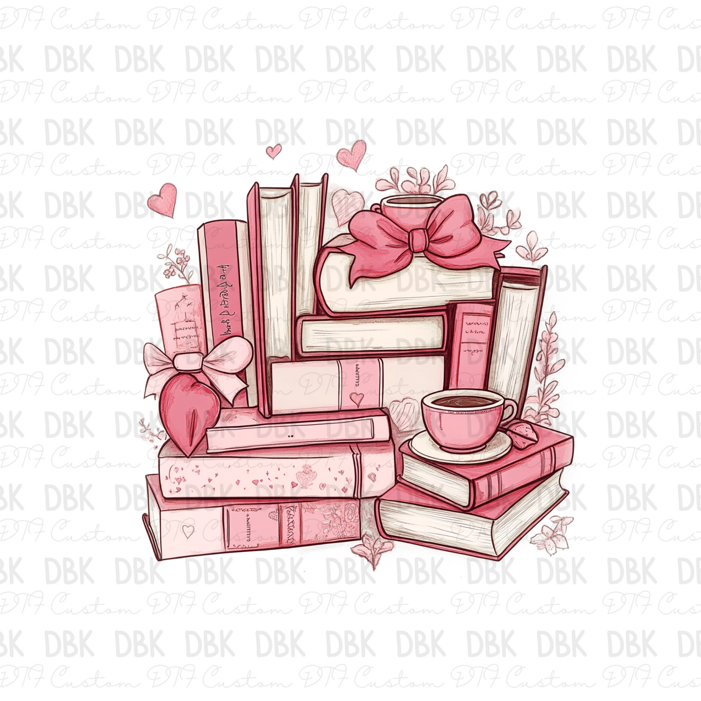 Lover Books DTF transfer