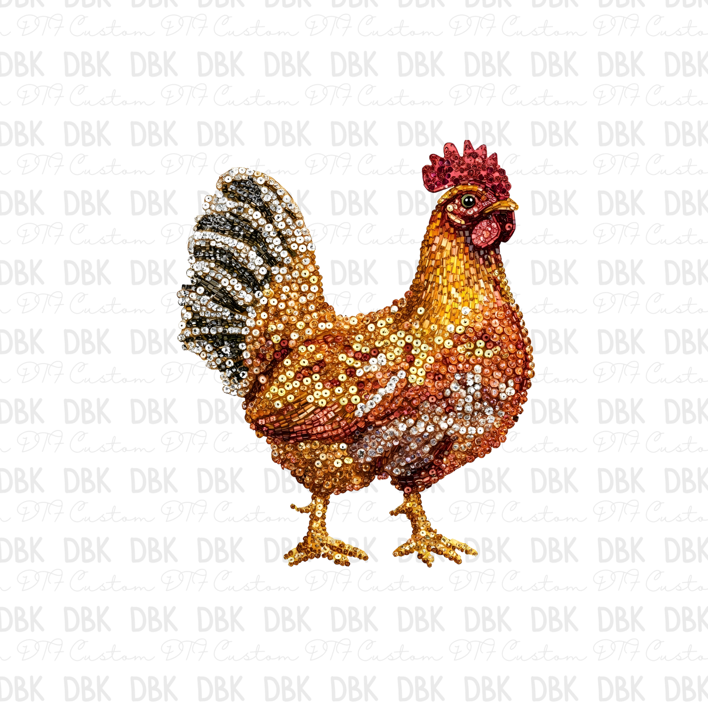 Chicken DTF Transfer