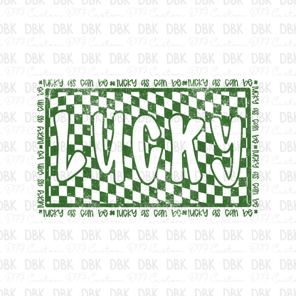 Lucky DTF Transfer GREEN Z12