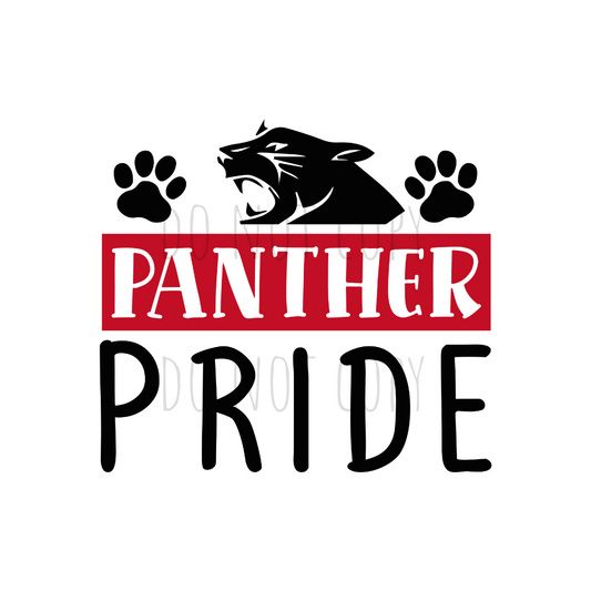 Panther Pride DTF transfer A95